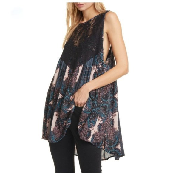 Free People Tops - Free People “Count Me In” Boho Trapeze Top